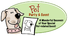 Pet Caricatures for parties and events