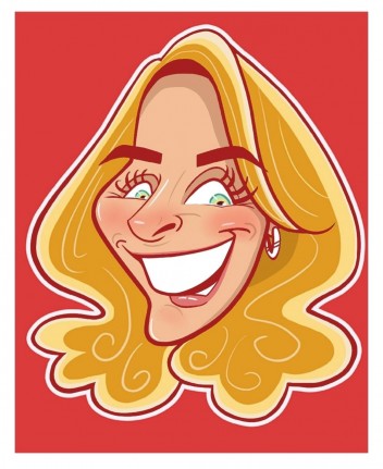 Digital Caricature Artist Angie