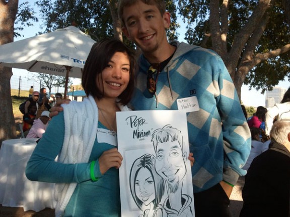 Houston Party Caricatures