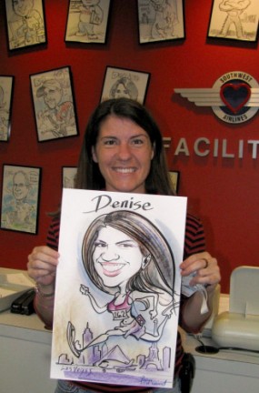 Dallas-Ft Worth Party Caricatures