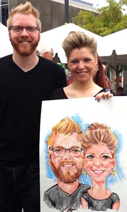 Madison Party Caricatures