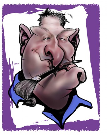 Digital Caricature Artist Billy