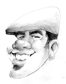 Party Caricature Artist Brett