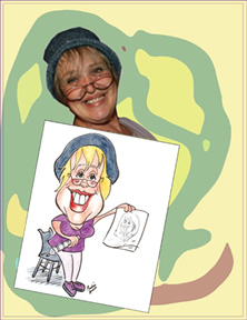 Party Caricature Artist Caroline