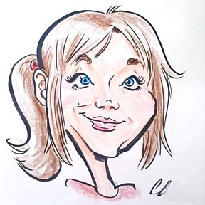 Party Caricature Artist Catherine