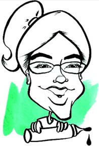Party Caricature Artist Catherine