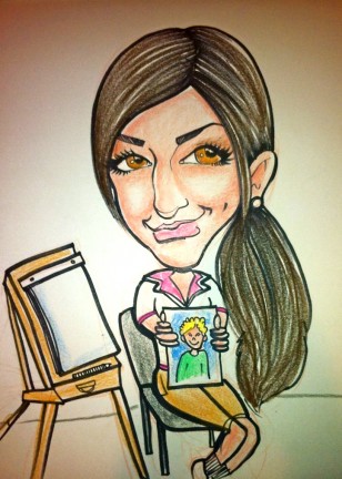 Party Caricature Artist Courtney