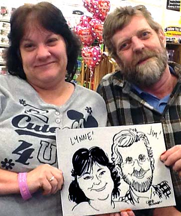 Dayton Party Caricatures