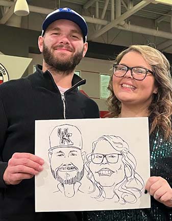 Evansville Party Caricatures