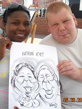 Detroit Party Caricatures