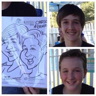 Vancouver Party Caricatures