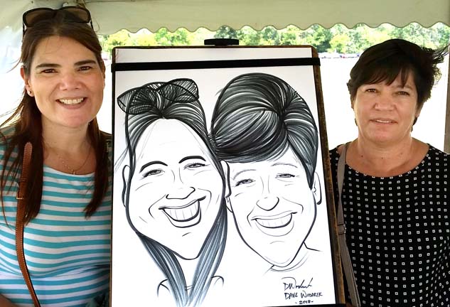 Muskegon Party Caricatures