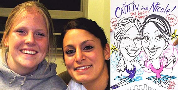 Rochester Party Caricatures