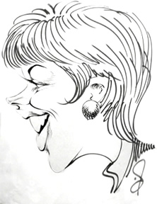 David F Caricature 3 Atlantic City NJ