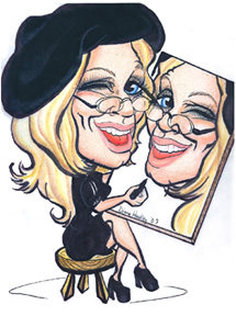 Party Caricature Artist Diana