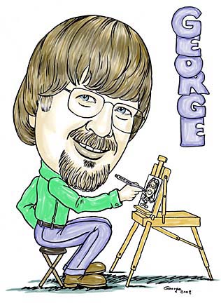 Party Caricature Artist George