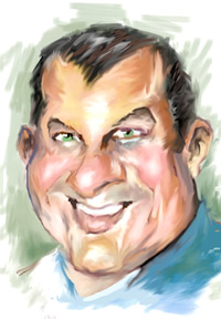 Party Caricature Artist George