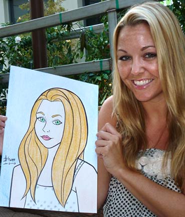 Los Angeles Party Caricatures