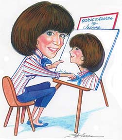 Party Caricature Artist Jeanne