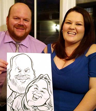 Roanoke Party Caricatures