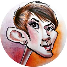 Party Caricature Artist Jessica