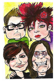John Caricature Philadelphia 