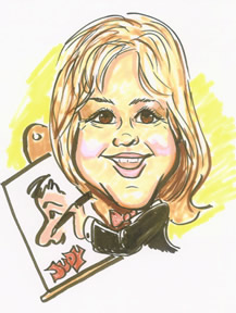 Party Caricature Artist Judy