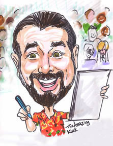 Party Caricature Artist Kirk