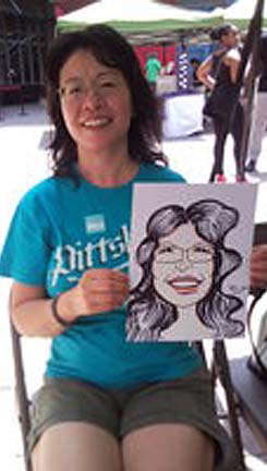 Charlotte Party Caricatures