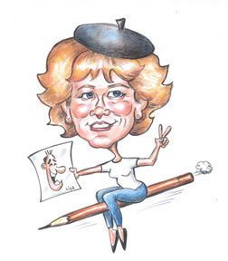 Party Caricature Artist Lisa