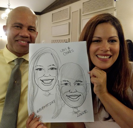 Rock Hill Party Caricatures