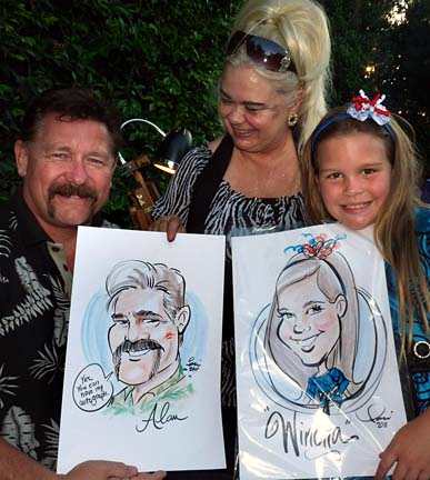 Los Angeles Party Caricature Artist