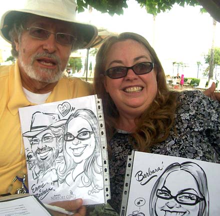 Los Angeles Party Caricatures