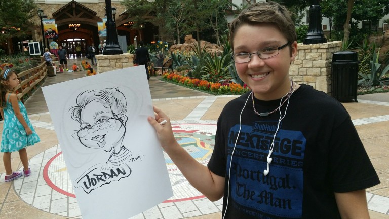 Dallas-Ft Worth Party Caricatures