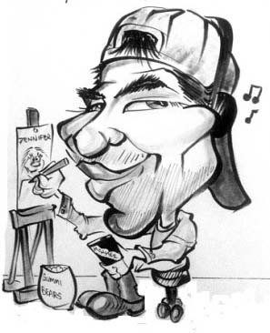 Party Caricature Artist luke