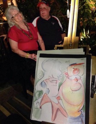 Houston Party Caricatures