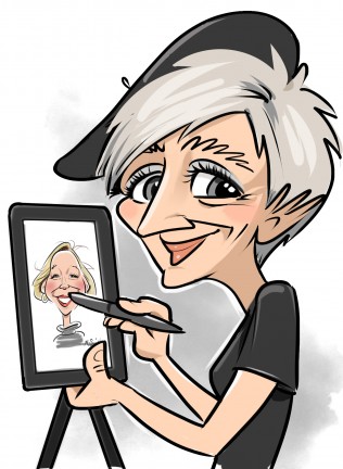 Digital Caricature Artist Marion