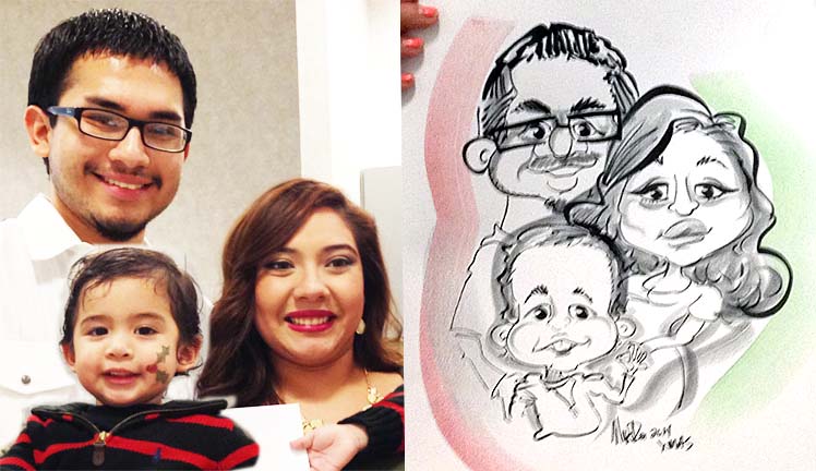 Dallas-Ft Worth Party Caricature Artists