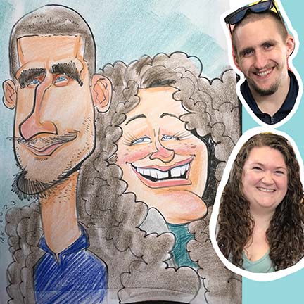 Louisville Party Caricatures
