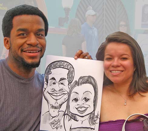 San Antonio Party Caricatures