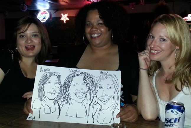 Lincoln Party Caricature Artist