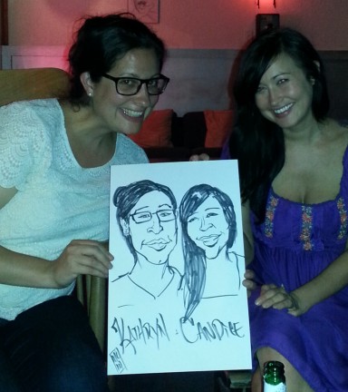 Lincoln Party Caricature Artists
