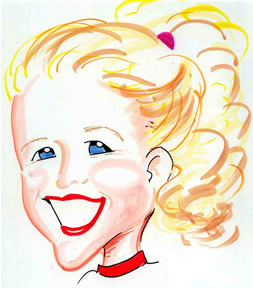 Party Caricature Artist Monica