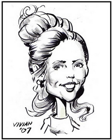 Central Long Island Party Caricatures