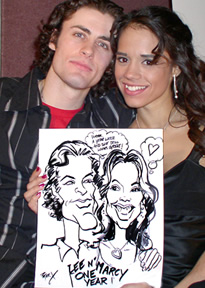 Portland Party Caricatures