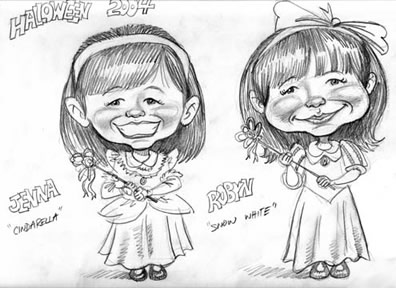 Ray Caricature New York City 