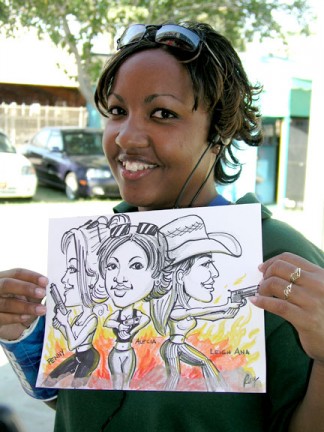 Los Angeles Party Caricaturist