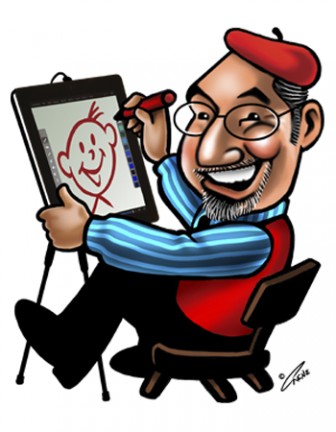 Digital Caricature Artist Rene