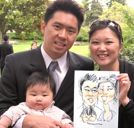 San Francisco Party Caricatures