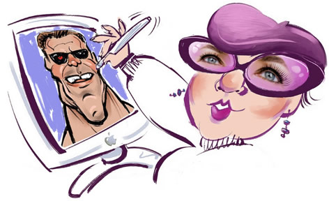 Digital Caricature Artist Rhoda
